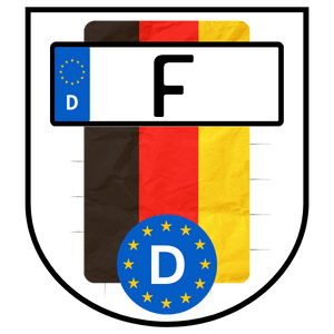 Kennzeichen F bestellen