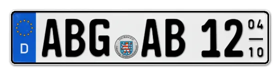 Saisonkennzeichen ABG für AltenBurG online bestellen