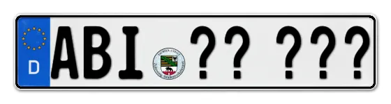 Wunschkennzeichen Anhalt,-bitterfeld reservieren