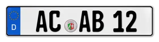Autokennzeichen AaChen