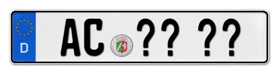 Wunschkennzeichen Aachen reservieren