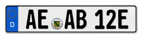E-Kennzeichen AuErbach online bestellen