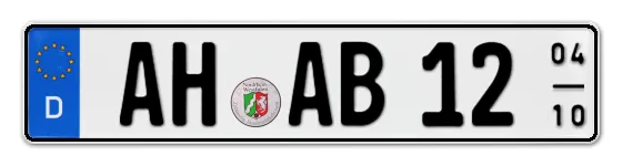 Saisonkennzeichen AH für AHaus online bestellen