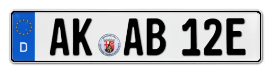 E-Kennzeichen AltenKirchen online bestellen