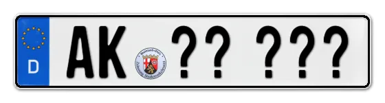 Wunschkennzeichen Altenkirchen reservieren