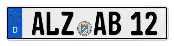 Kennzeichen ALZenau bestellen