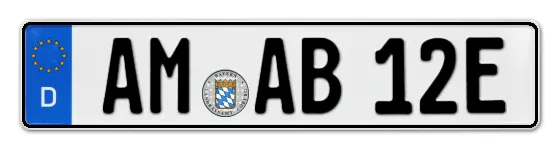 E-Kennzeichen AMberg online bestellen