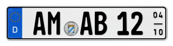 Saisonkennzeichen AMberg Saisonkennzeichen AM für AMberg online bestellen
