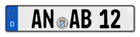 Kennzeichen ANsbach bestellen