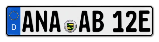 E-Kennzeichen ANnAberg online bestellen