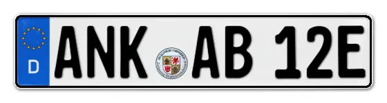 E-Kennzeichen ANKlam online bestellen