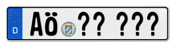 Wunschkennzeichen AltÖtting reservieren