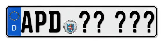 WunschKennzeichen Apolda Wunschkennzeichen Apolda reservieren