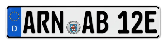 E-Kennzeichen ARNstadt online bestellen