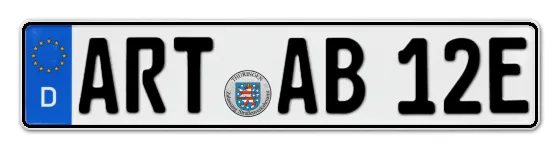 E-Kennzeichen ARTern online bestellen