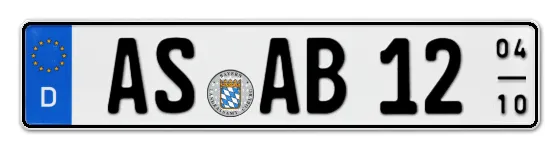 Saisonkennzeichen AS für Amberg, Sulzbach online bestellen
