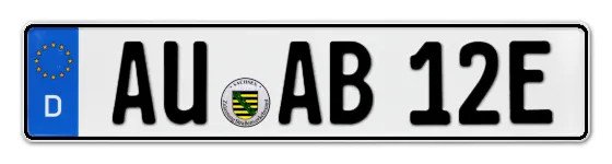 E-Kennzeichen AUe als Wunschkennzeichen online reservieren