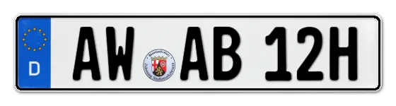 H-Kennzeichen AW online bestellen