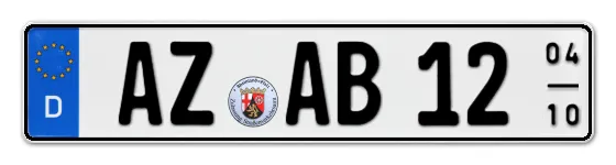 Saisonkennzeichen AZ für AlZey online bestellen