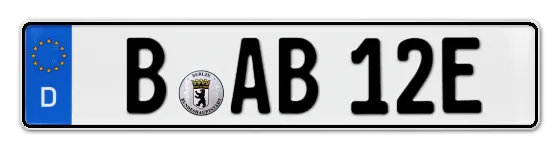 E-Kennzeichen Berlin online bestellen