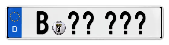 Wunschkennzeichen Berlin reservieren