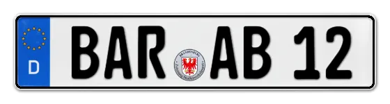 Autokennzeichen BARnim