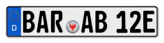 E-Kennzeichen BARnim online bestellen
