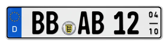 Saisonkennzeichen BB für BöBlingen online bestellen