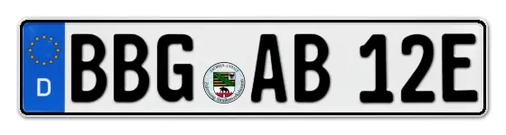 E-Kennzeichen BernBurG online bestellen