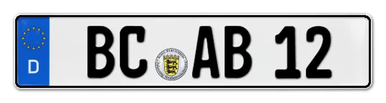 Autokennzeichen BiberaCh