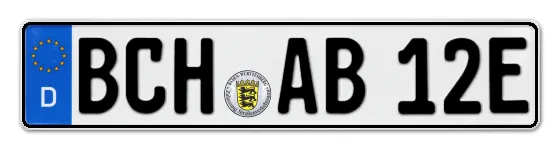 E-Kennzeichen BuCHen online bestellen