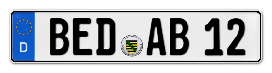 Autokennzeichen Brand-ErbisDorf