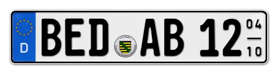 Saisonkennzeichen BED für Brand-ErbisDorf online bestellen