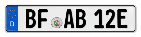 E-Kennzeichen BurgsteinFurt online bestellen