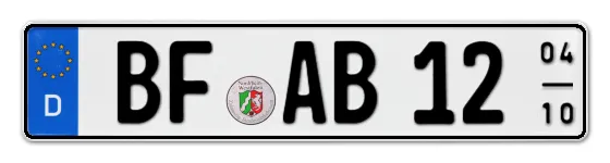 Saisonkennzeichen BF für BurgsteinFurt online bestellen