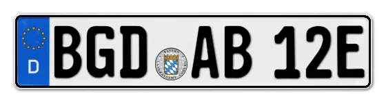 E-Kennzeichen BerchtesGaDen online bestellen