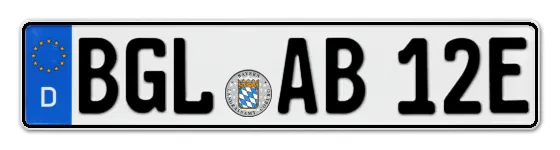 E-Kennzeichen BerchtesGadener Land online bestellen