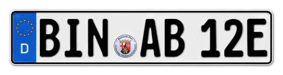 E-Kennzeichen BINgen online bestellen