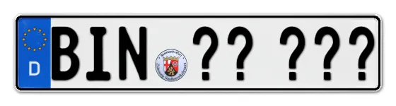 WunschKennzeichen Bingen Wunschkennzeichen Bingen reservieren