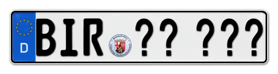 Wunschkennzeichen Birkenfeld reservieren