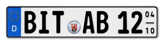 Saisonkennzeichen BIT für BITburg online bestellen