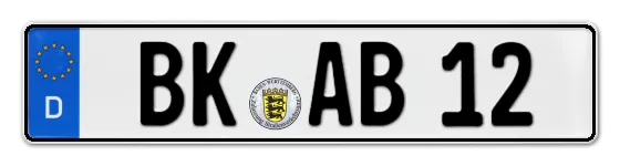 Autokennzeichen BacKnang