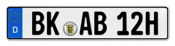 H-Kennzeichen BK online bestellen