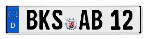 Autokennzeichen BernKaStel