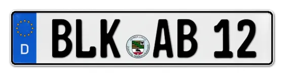 Autokennzeichen BurgenLandKreis