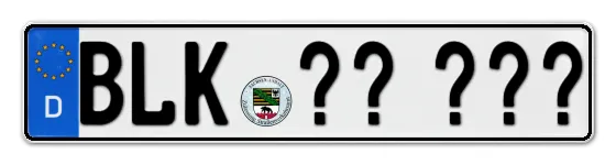 Wunschkennzeichen Burgenlandkreis reservieren