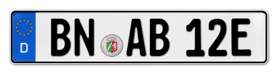 E-Kennzeichen BonN online bestellen
