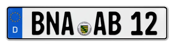 Autokennzeichen BorNA