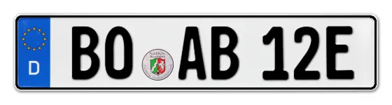 E-Kennzeichen BOchum online bestellen