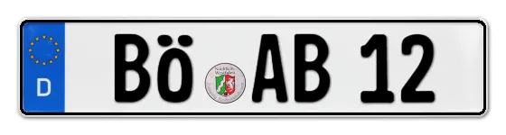 Autokennzeichen BÖrde